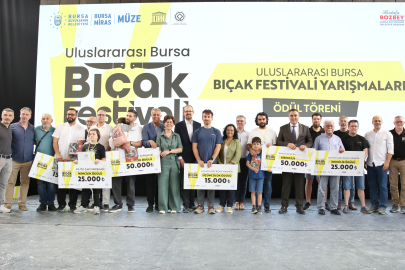 Bıçağın ustaları ödüllendirildi