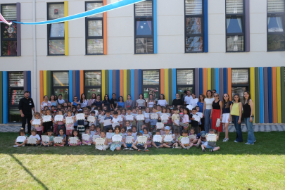 Minik öğrenciler afet tatbikatıyla bilinçlendi