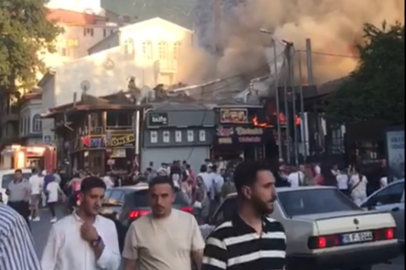 Bursa'nın göbeğinde akıl almaz yangın