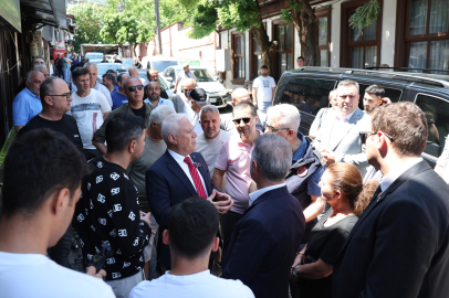 Başkan Bozbey’den yangında zarar gören bölgelere ziyaret