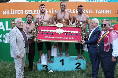 Bursa Çalı’da başpehlivan Mehmet Yeşil Yeşil oldu