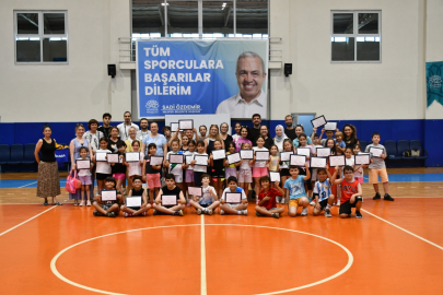 Nilüfer Yaz Spor Okulları’nda sertifika heyecanı