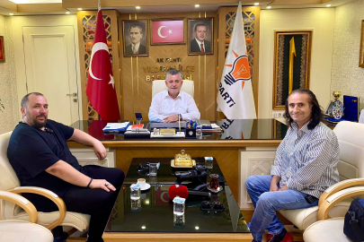 Bursa Yıldırım Ak Parti İlçe Başkanı İrfan Akkaya'ya  ziyaret