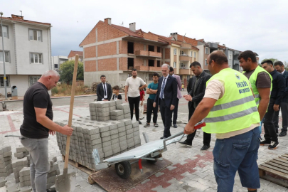 Bursa İnegöl'de Ertuğrulgazi'ye 43 araçlık otopark hizmete girdi