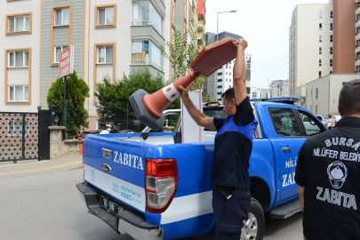 Bursa Nilüfer Altınşehir ve 23 Nisan’da kaldırım işgallerine karşı kapsamlı denetim