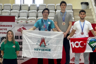 Nevşehirli sporcu Türkiye ikincisi oldu