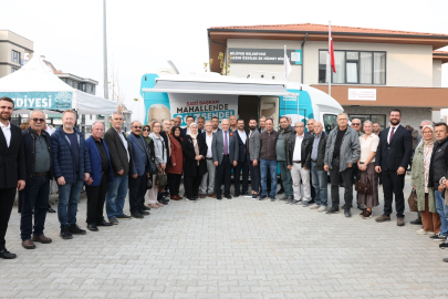 Bursa Nilüfer'de Başkan Özdemir, vatandaşları mahallesinde dinledi