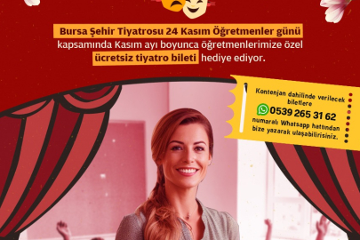 Şehir Tiyatrosu perdelerini öğretmenler için ücretsiz açıyor