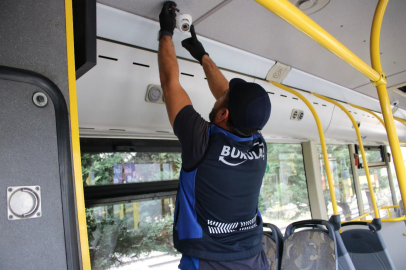 Bursa'da otobüsler daha da güvenli