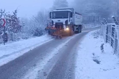 Bursa Büyükşehir’den kar mesaisi