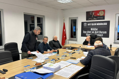 Bursa Nilüfer’de afetlere karşı hazırlık tatbikatı