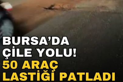 Bursa Mudanya Yolu Alarm Veriyor:  Çukurlar 50’den Fazla Aracın Lastiğini Patlattı