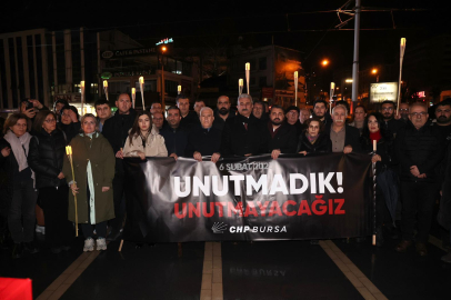 CHP Bursa’dan 6 Şubat anması