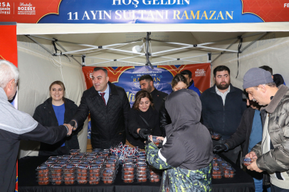 Bereket sofrası Bursa Yıldırım’da kuruldu