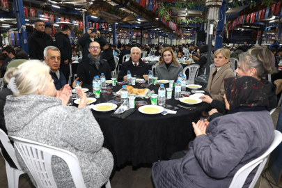 Kardeşlik sofrası Bursa Karacabey’de kuruldu
