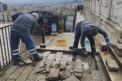 Bursa'nın Tarihi Tophane Meydanı yenilendi