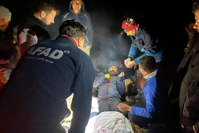 Kahramanmaraş'ta mahsur kalan 8 dağcı kurtarıldı