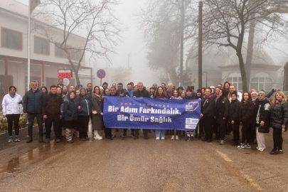 Bursa Nilüfer Belediyesi ve ONKODAY’dan kansere karşı farkındalık yürüyüşü