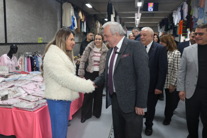 Bursa Nilüfer’in 8’inci giyim pazarı Balat’ta açıldı