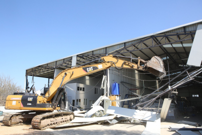 Bursa Nilüfer’de kaçak yapılar yıkıldı