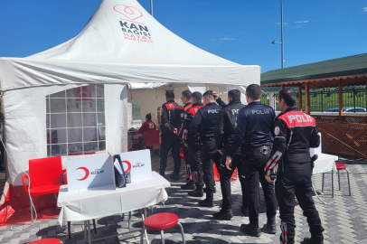 Keşan polisinden hayat veren bağış